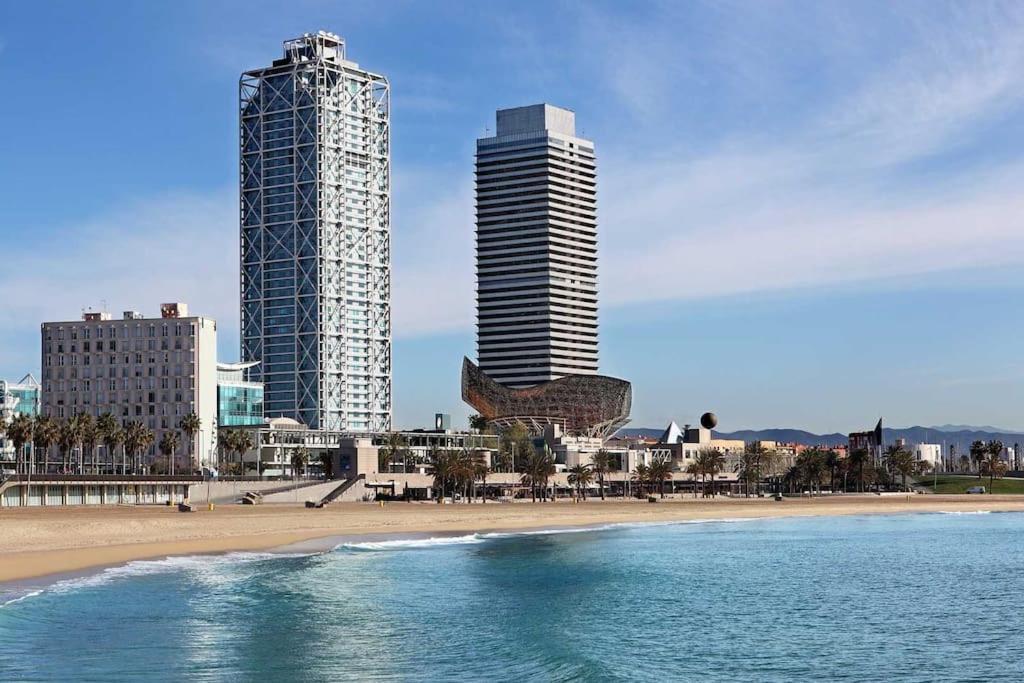 Lovely & Bright Vila Olimpica Beach Apartment Barcelona Exterior foto